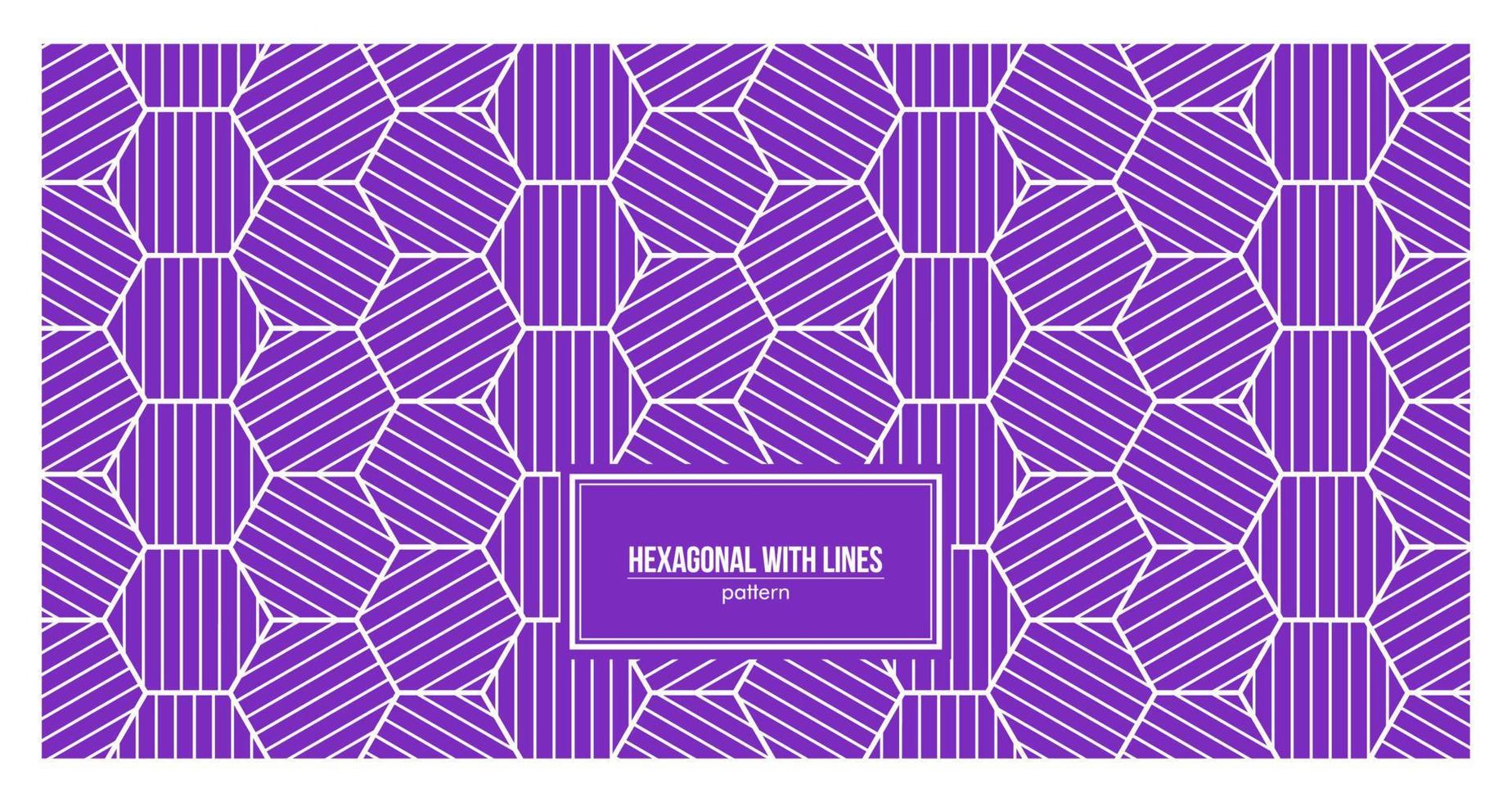 multiple line in the hexagonal shape pattern vector