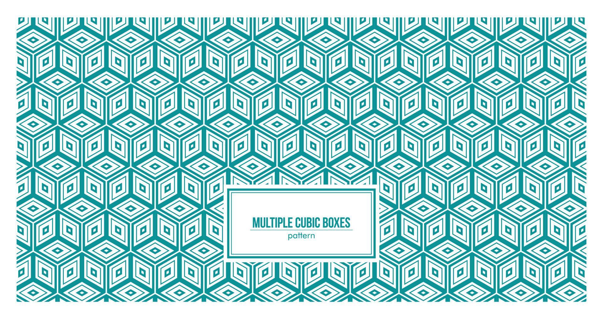 multiple cubic boxes pattern 7638454 Vector Art at Vecteezy