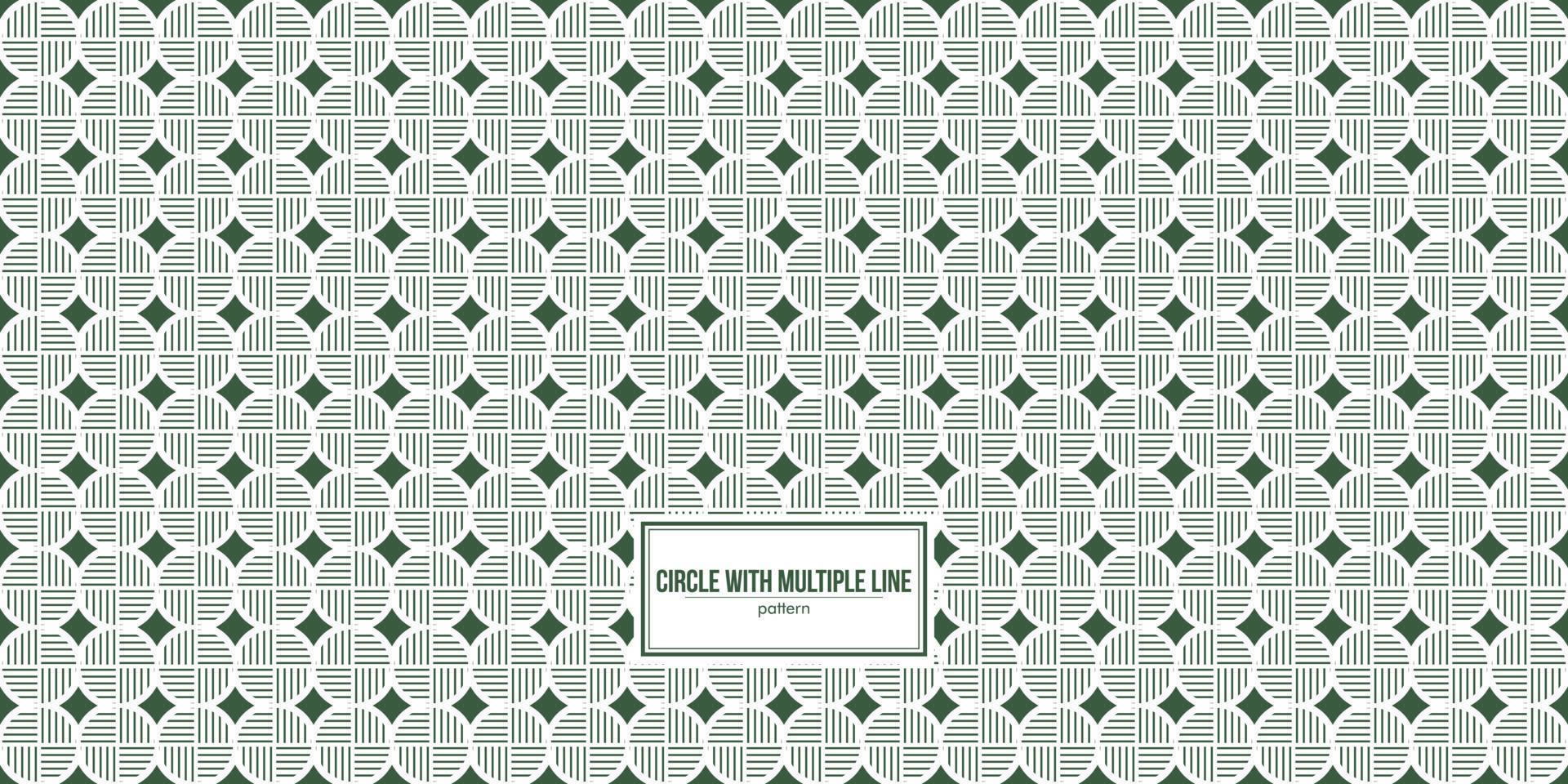 circle with multiple lines pattern vector