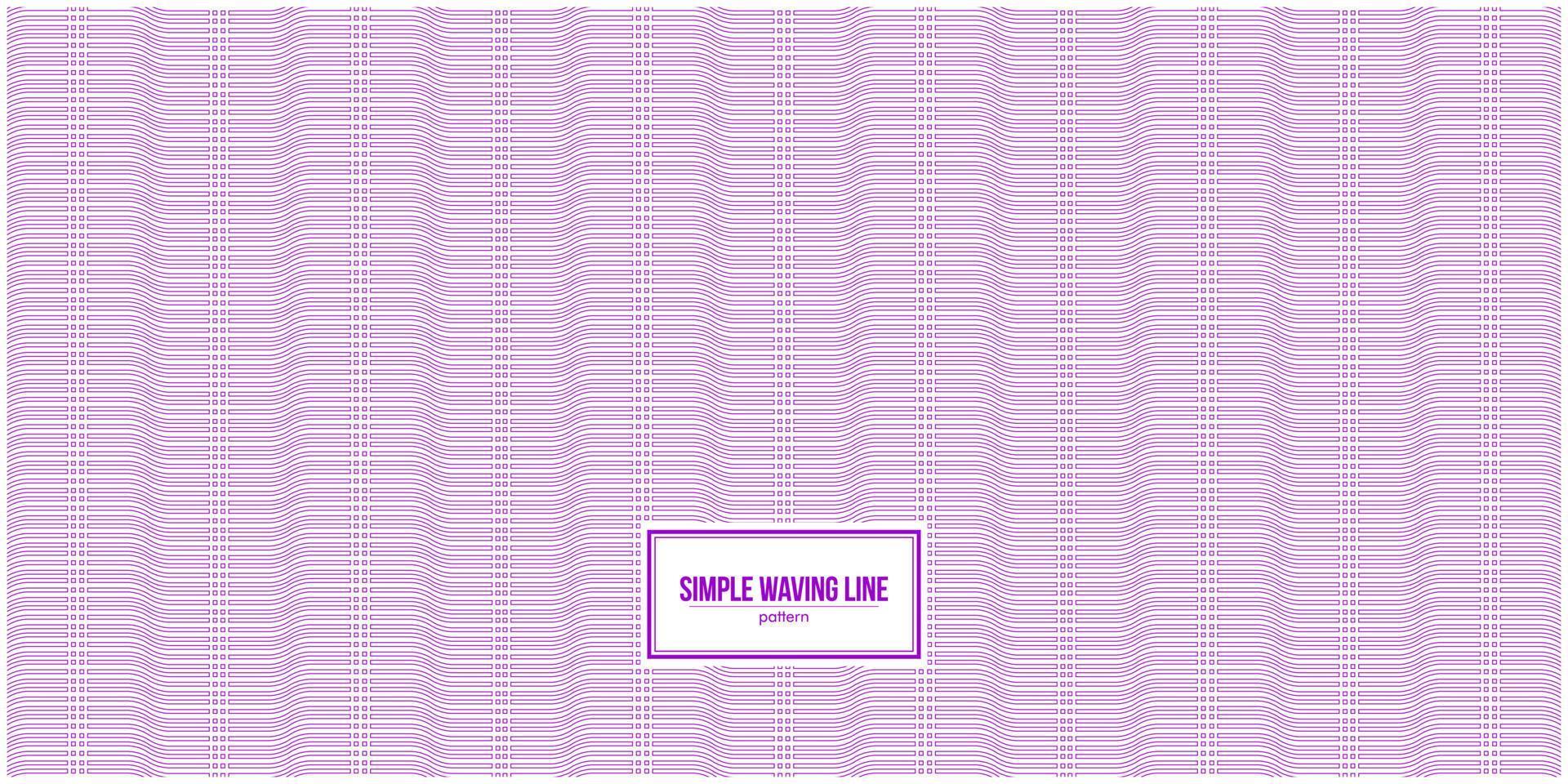 waving line and multiple square pattern vector