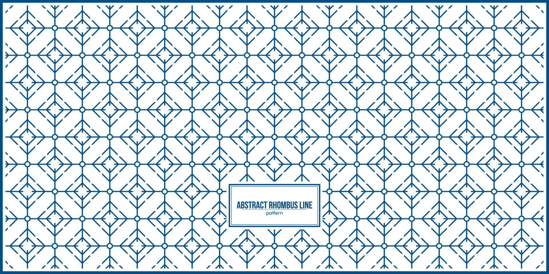 endless abstract rhombus line pattern vector