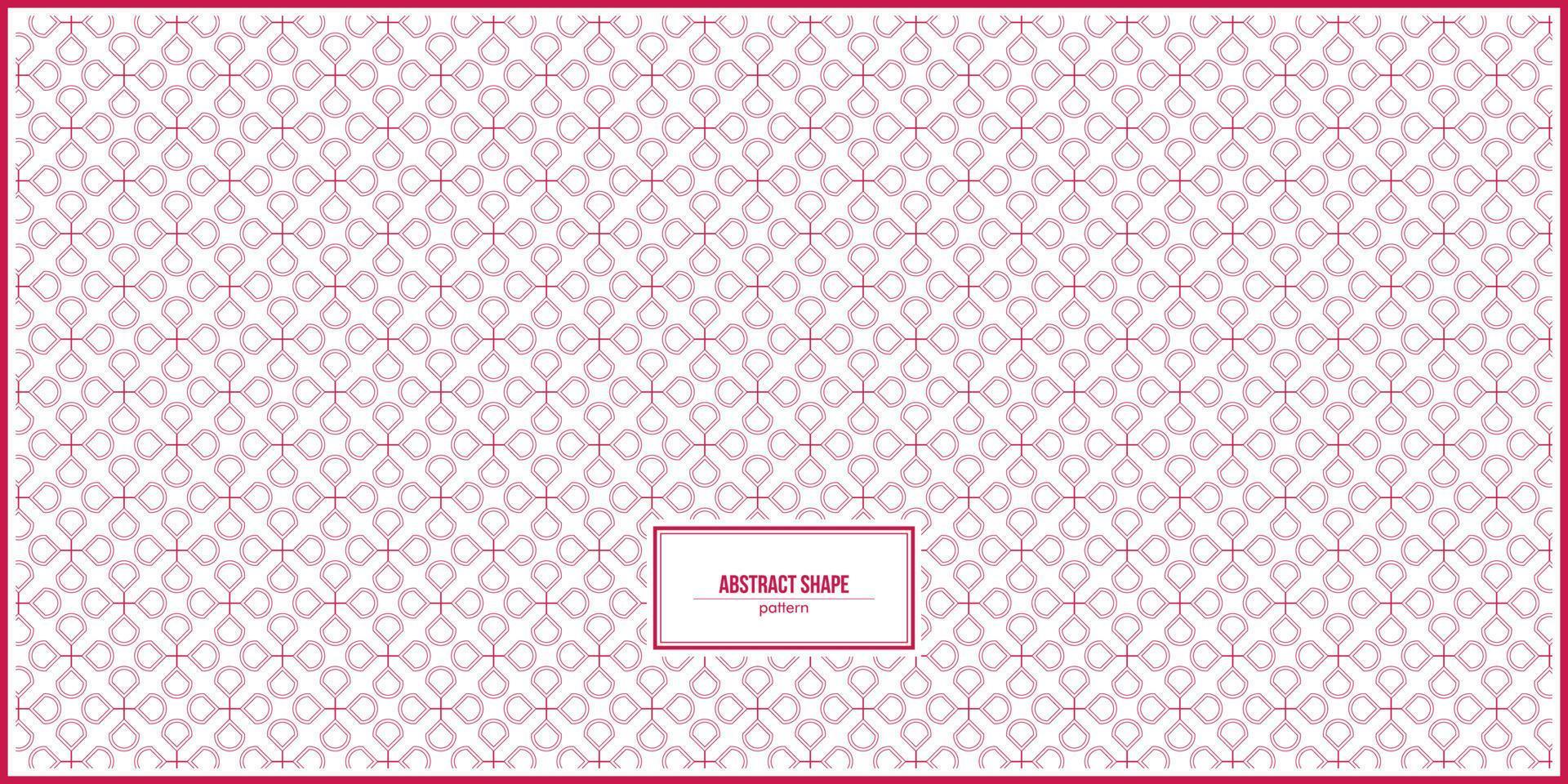 abstract red quarter circle pattern vector