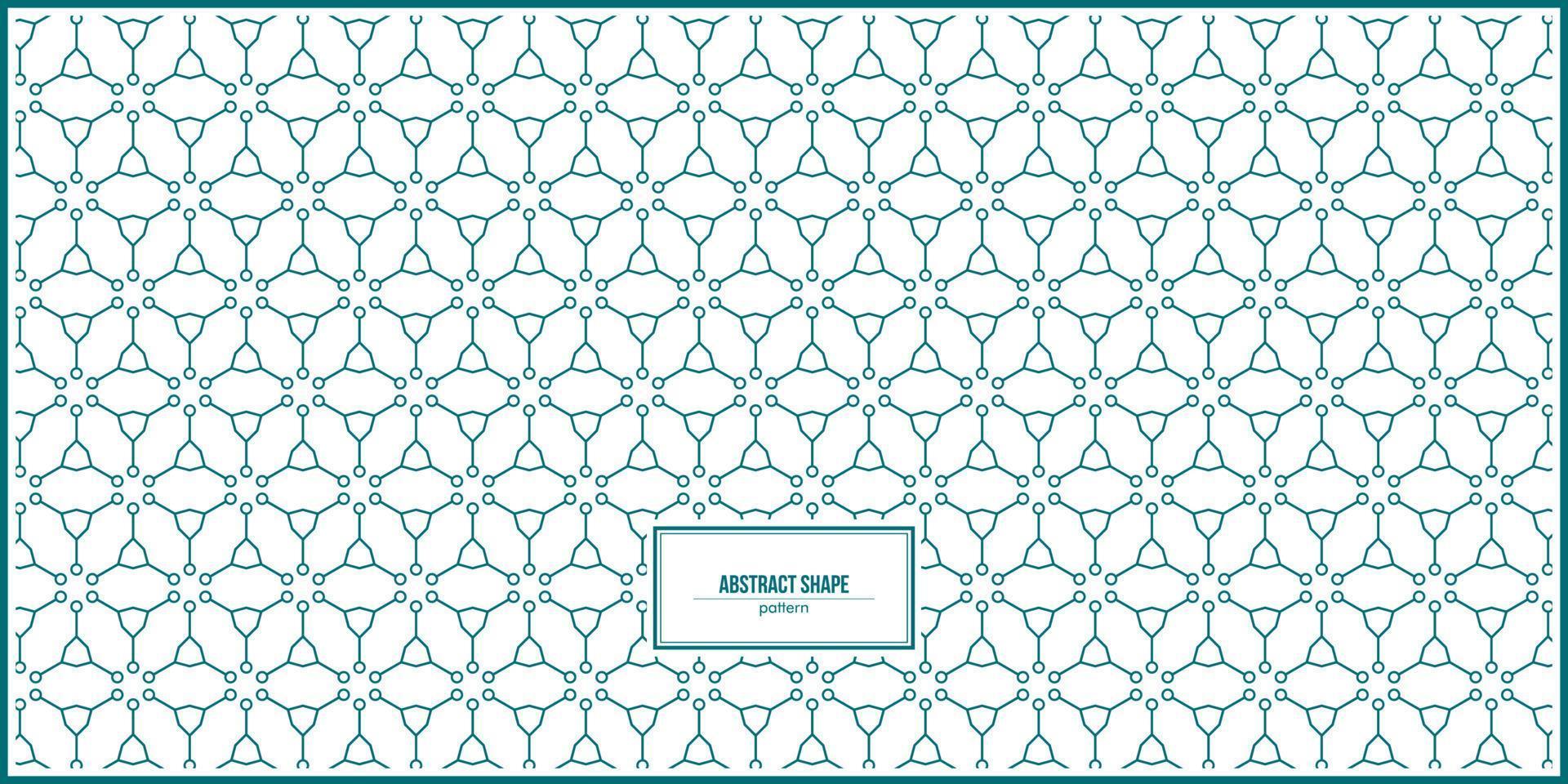 abstract circle and line shape pattern vector