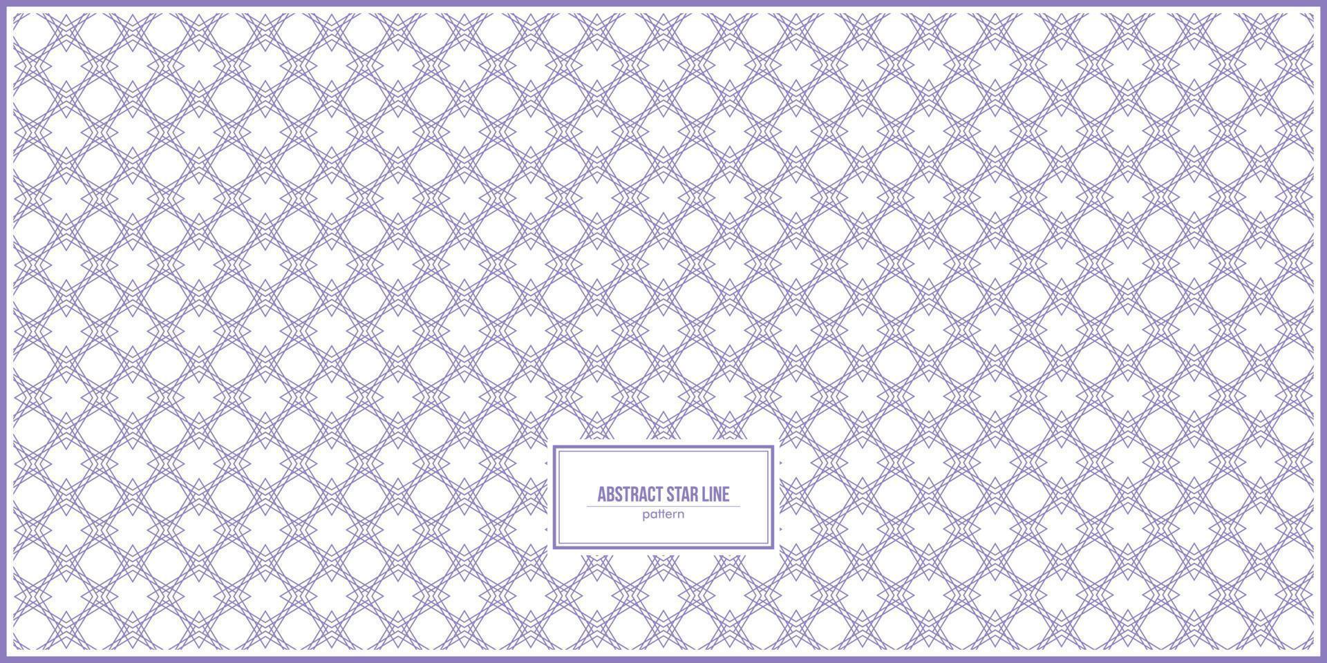 abstract star line pattern with pastel purple vector