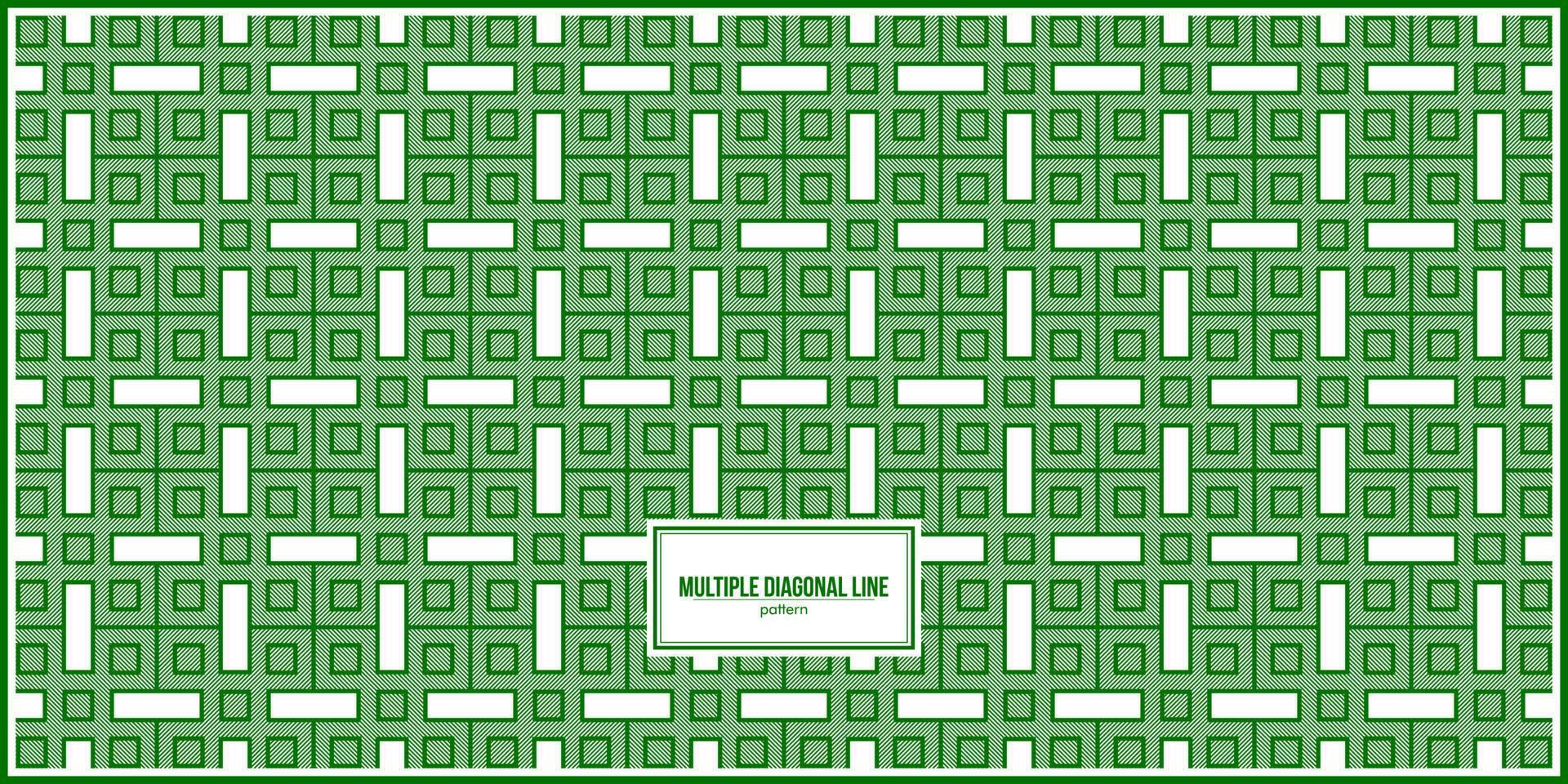 green rectangel with multiple thin diagonal line pattern vector
