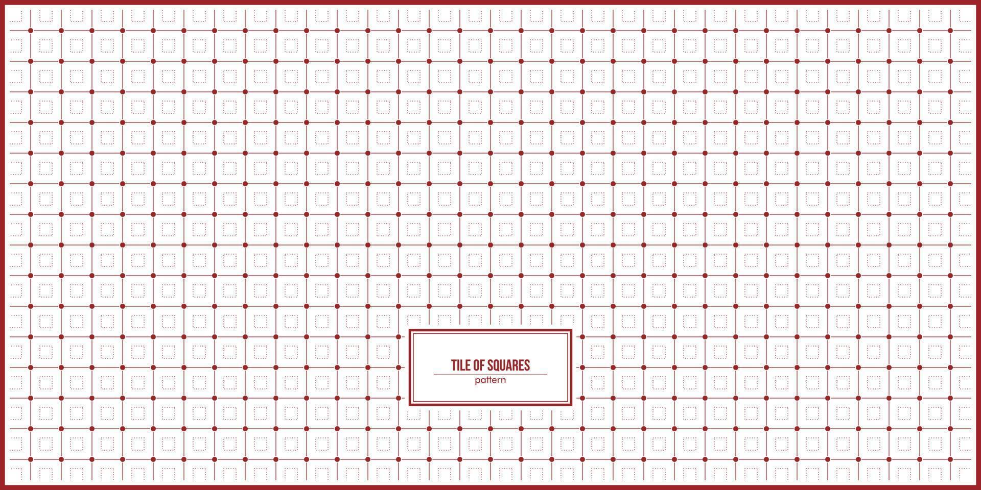 multiple tile of brown square shape pattern vector