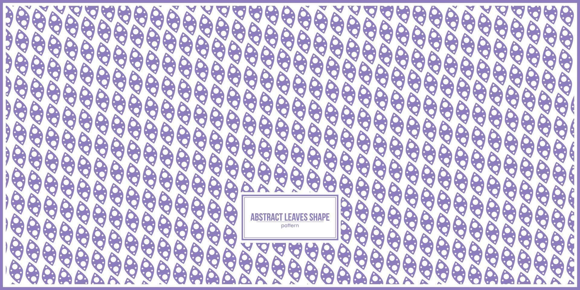 abstract leaf shape pattern in bright purple color vector