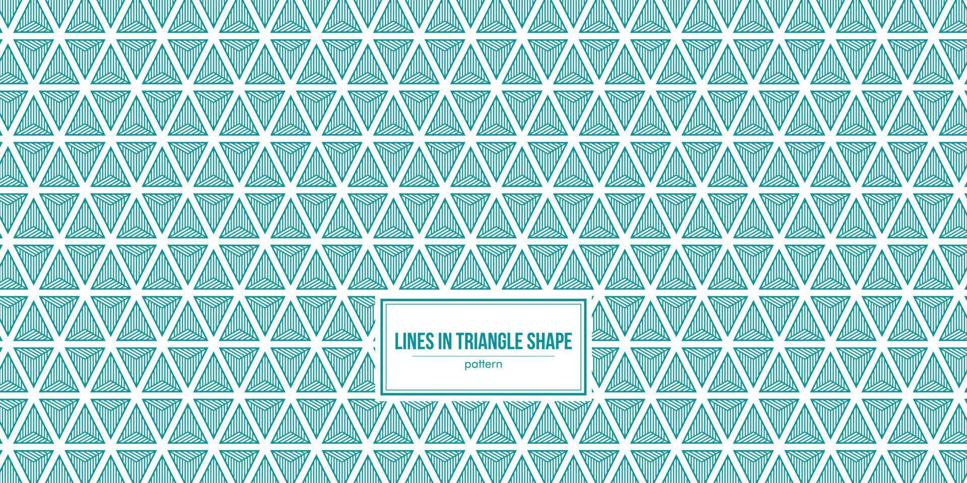 Unique multiple lines with triangle shape pattern vector