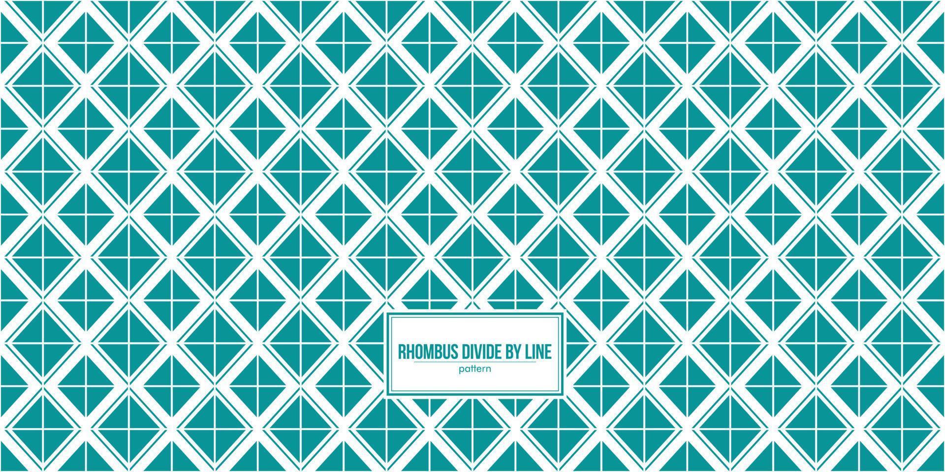 rhombus devide by line pattern vector