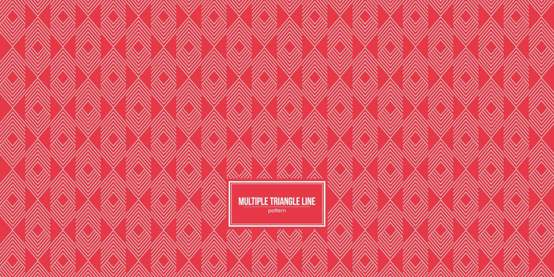 multiple triangle line pattern with red background 7638549 Vector Art ...