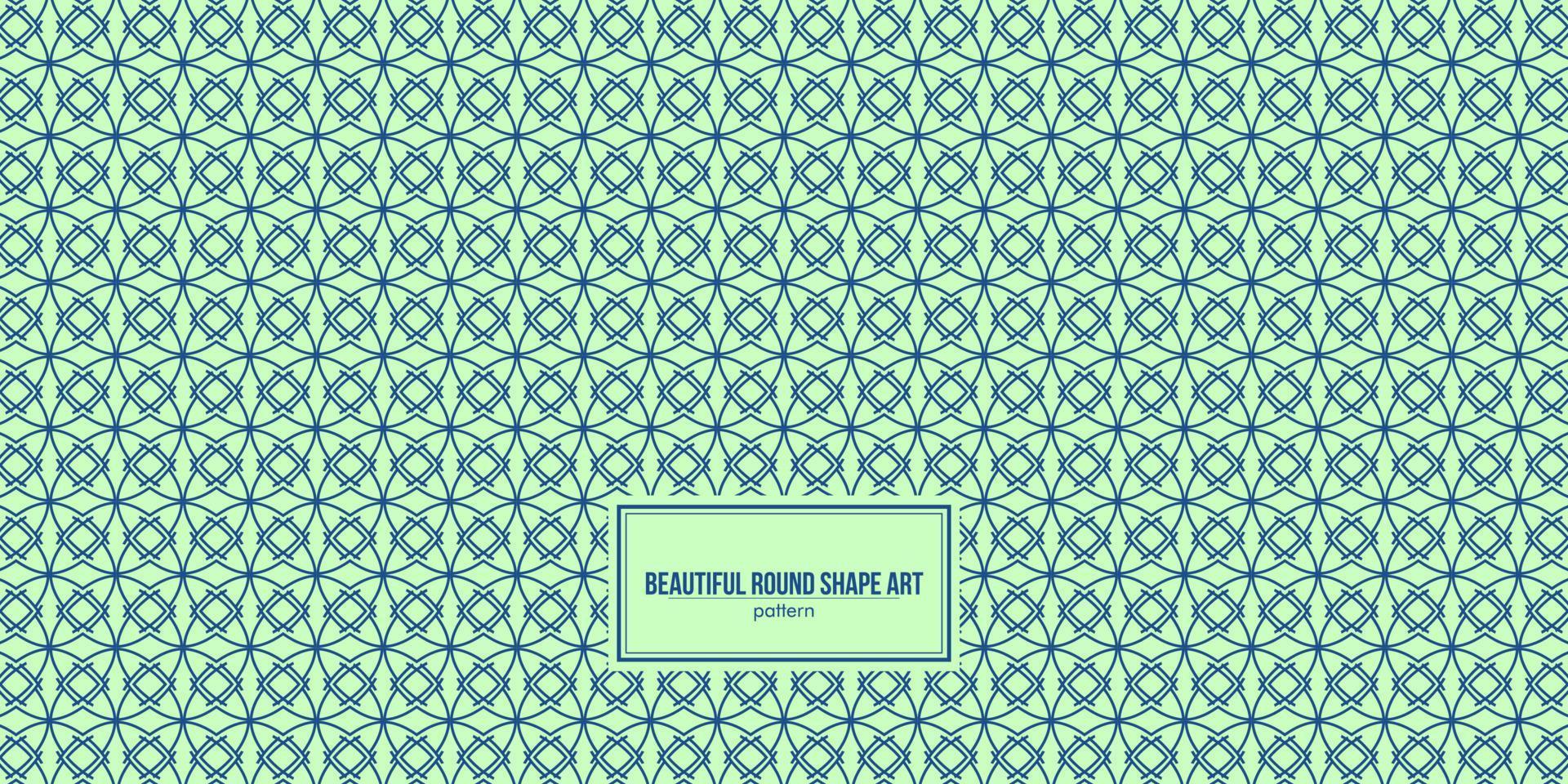beautiful round shape art pattern 7638554 Vector Art at Vecteezy
