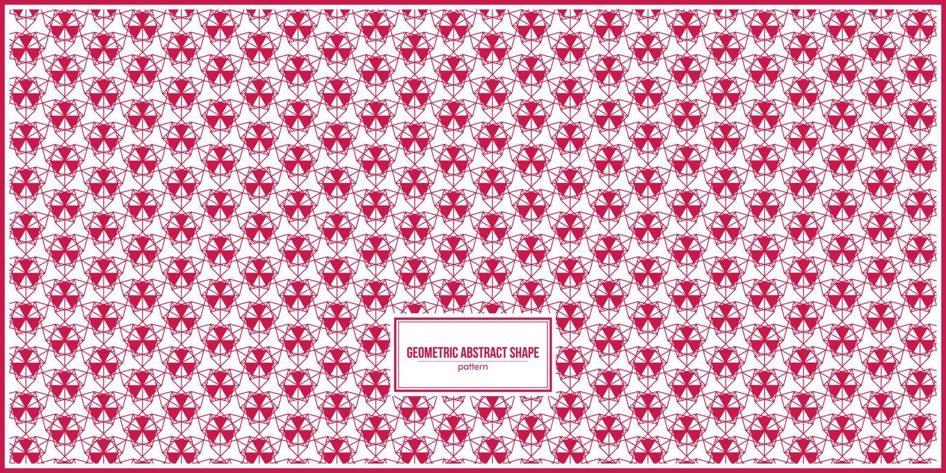 red geometrical abstract shape pattern vector