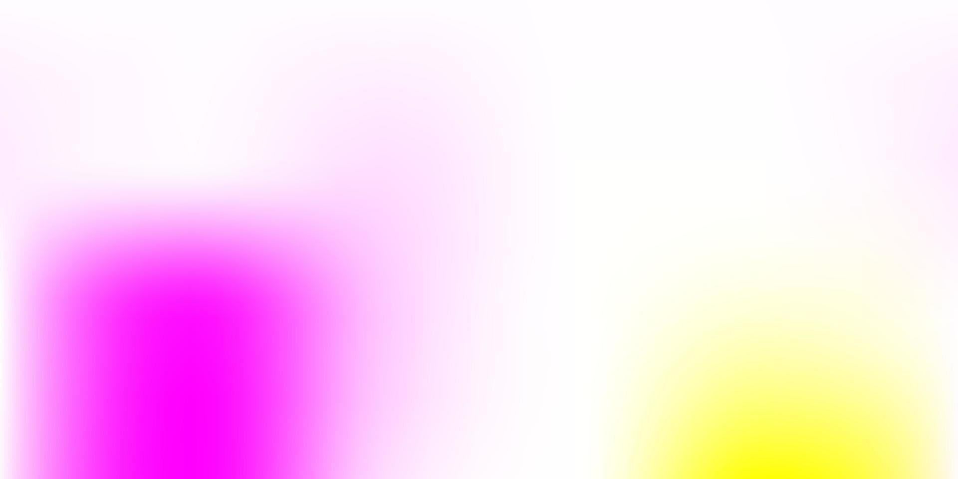 Light Pink, Yellow vector abstract blur texture.