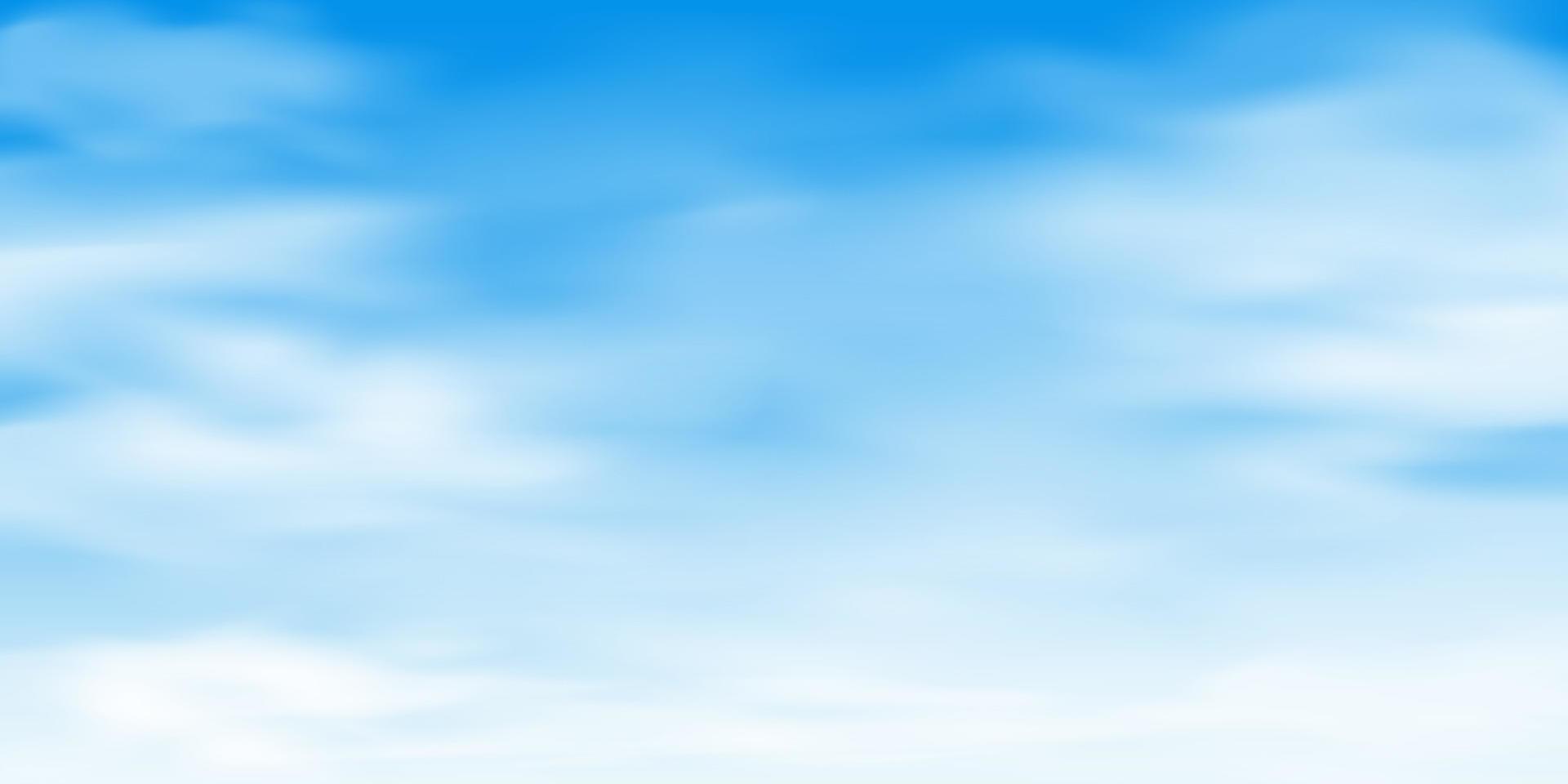 fondo de cielo azul y nubes blancas vector