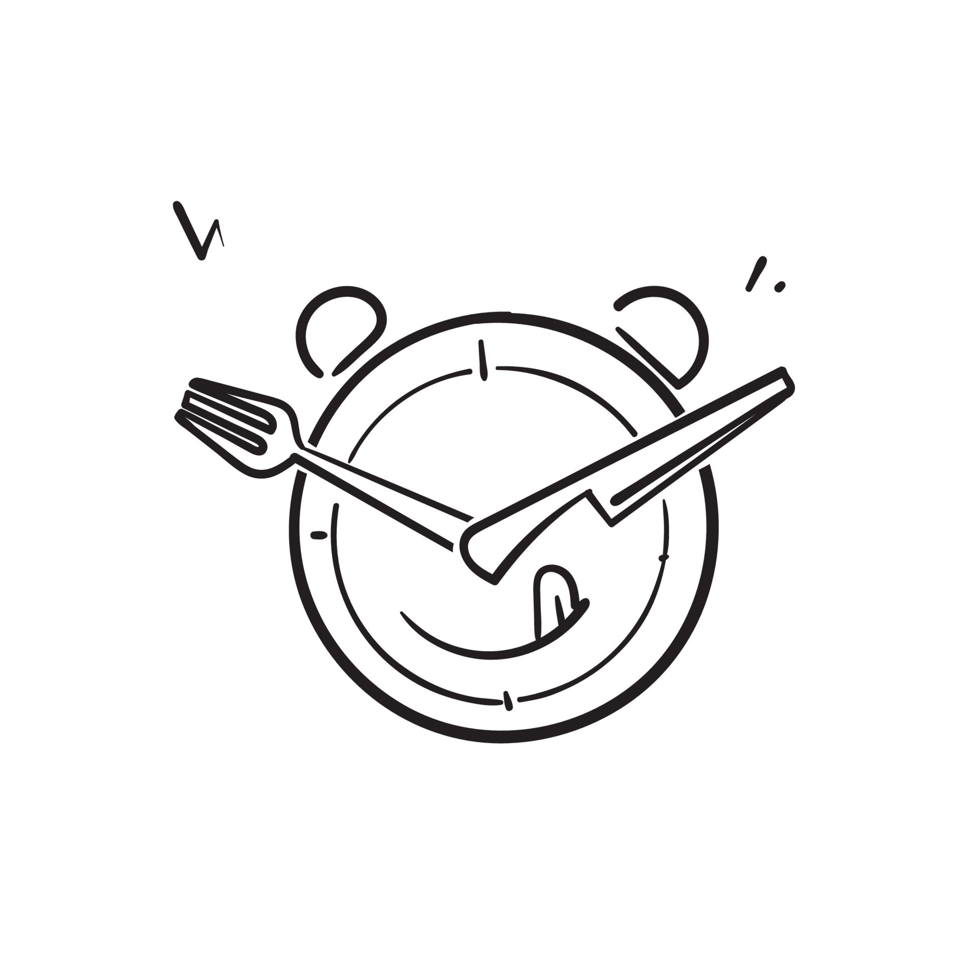 Timer Cooking Icon. Doodle Hand Drawn or Outline Icon Style 4224118 Vector  Art at Vecteezy