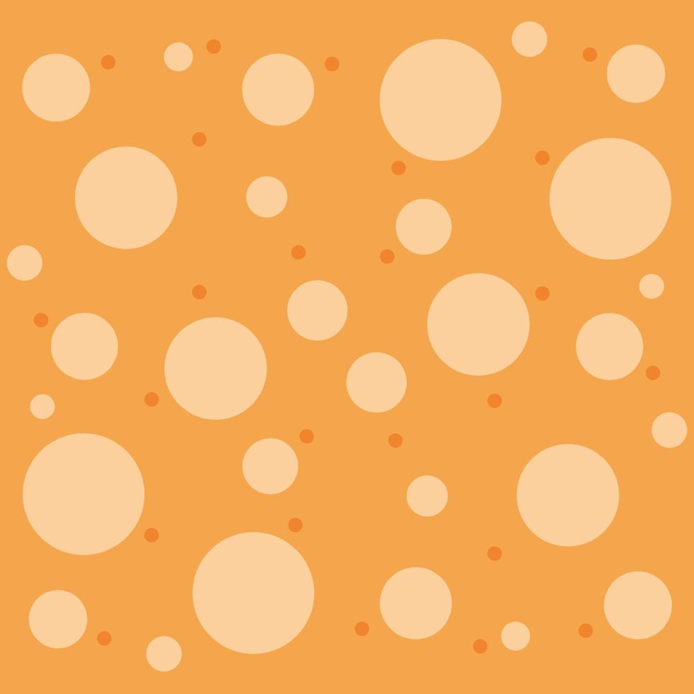 Orange Circles Seamless Pattern vector