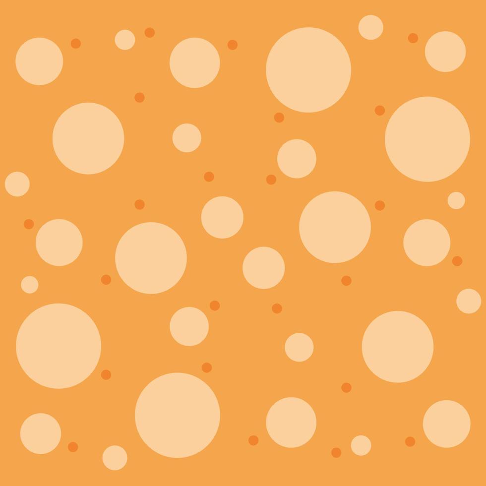 Orange Circles Seamless Pattern vector