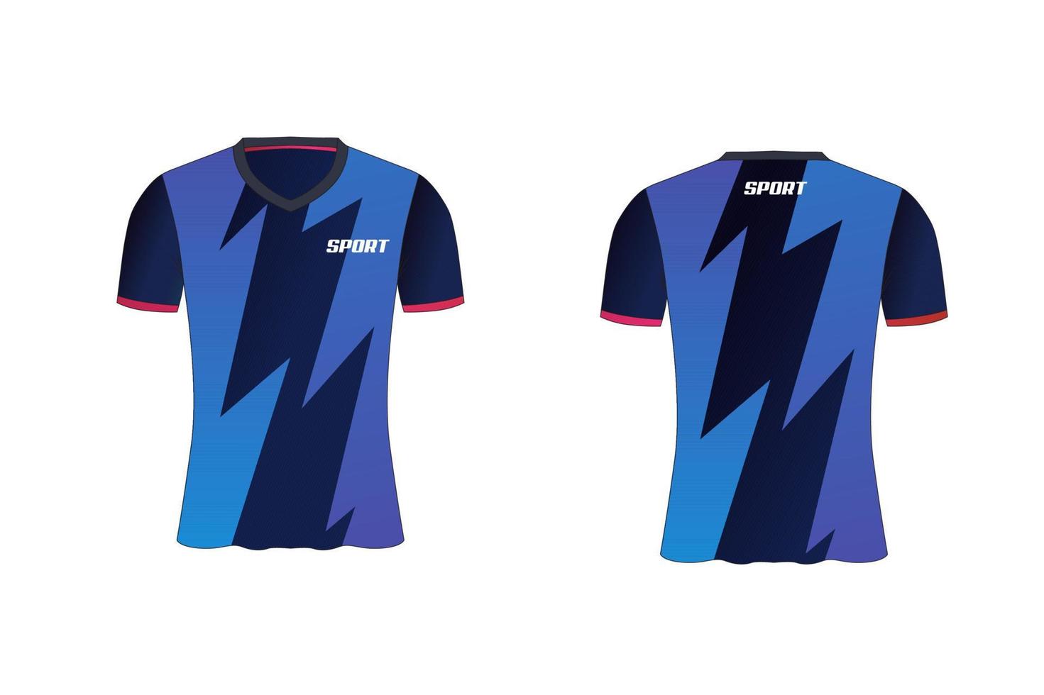 jersey es un diseño de camiseta deportiva mala para el equipo de fútbol, baloncesto y voleibol vector