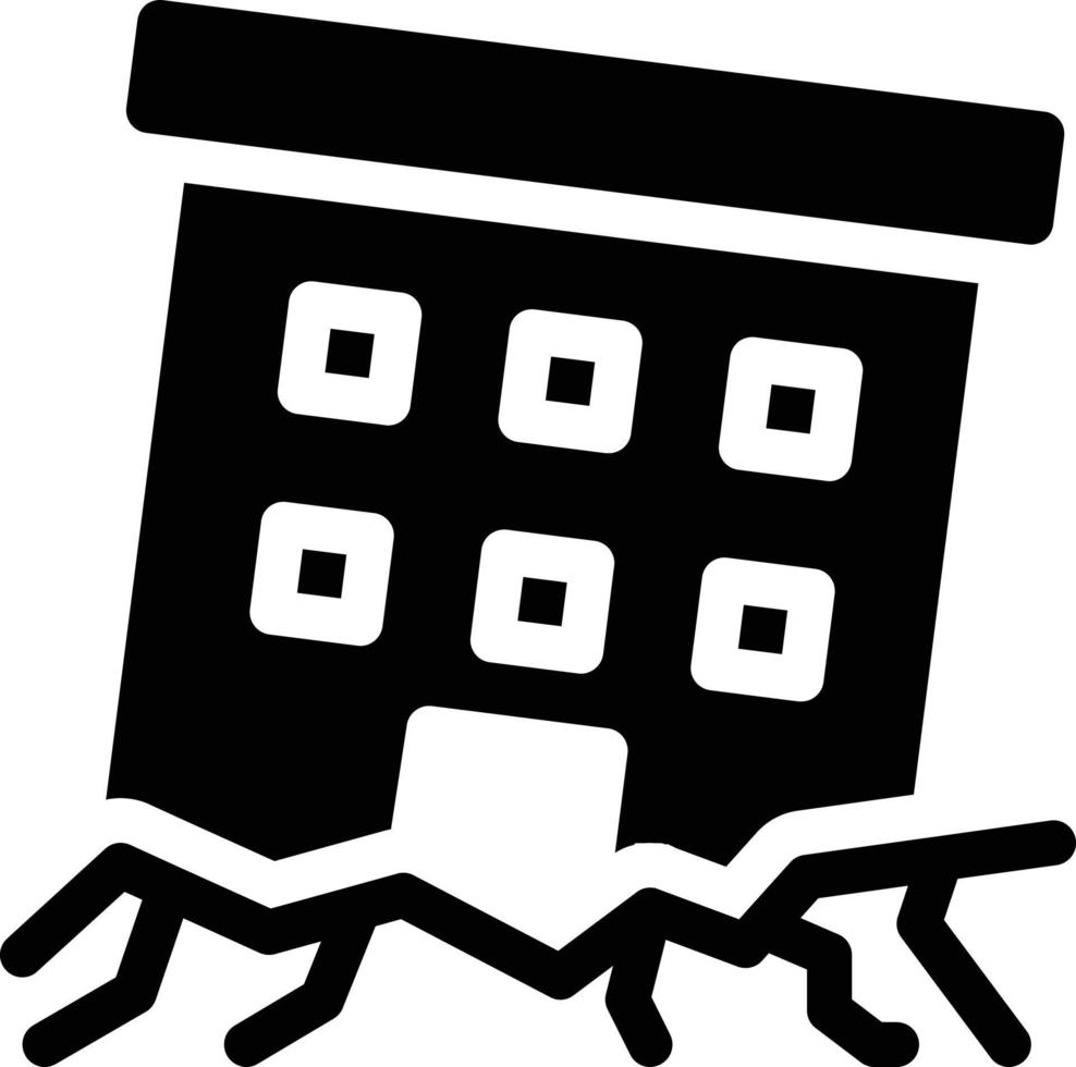 building earthquake vector illustration on a background.Premium quality symbols.vector icons for concept and graphic design.