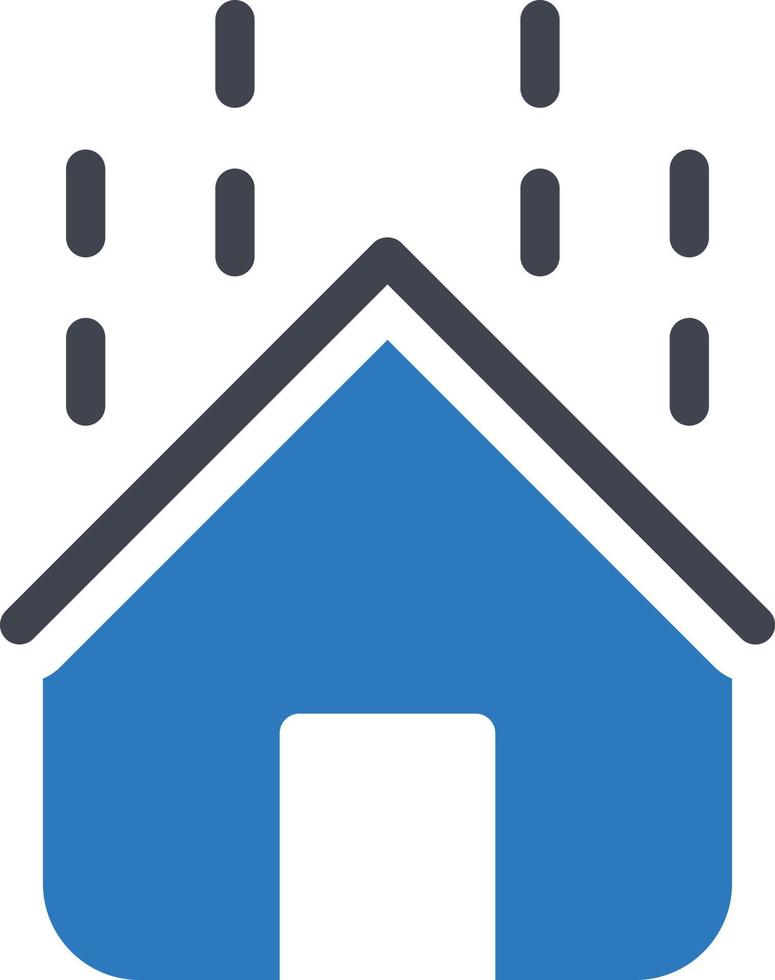 house raining vector illustration on a background.Premium quality symbols.vector icons for concept and graphic design.