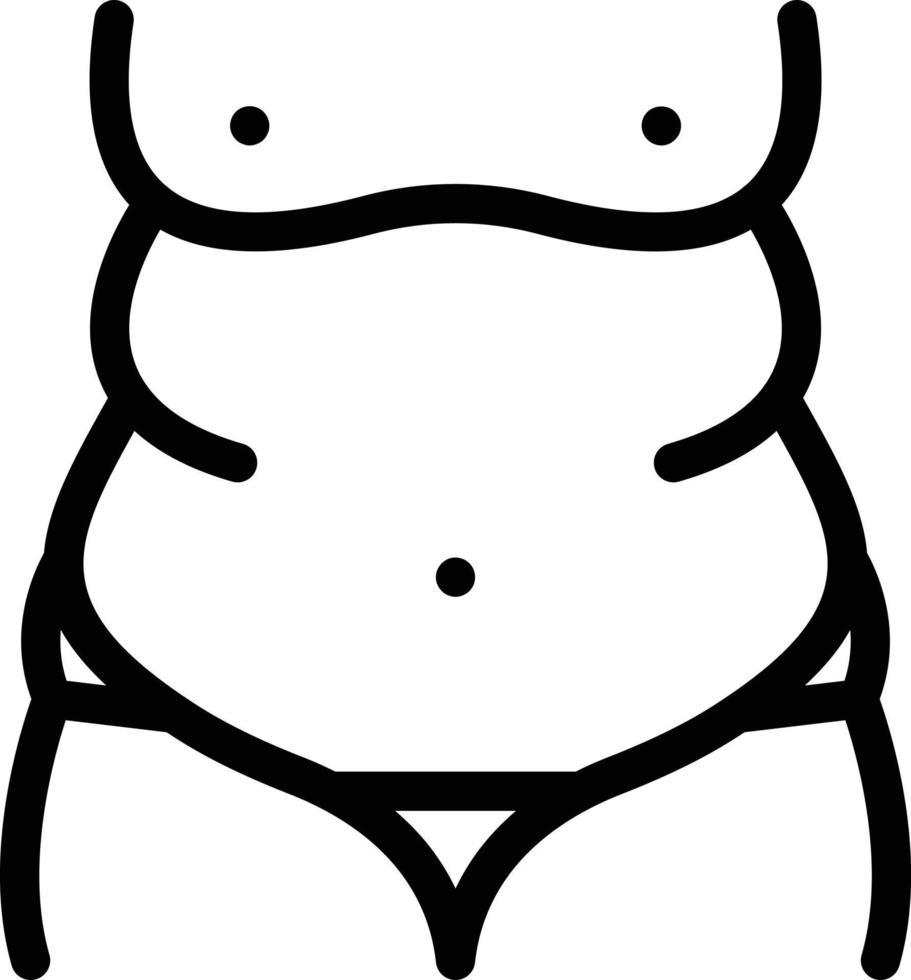 obesity vector illustration on a background.Premium quality symbols.vector icons for concept and graphic design.