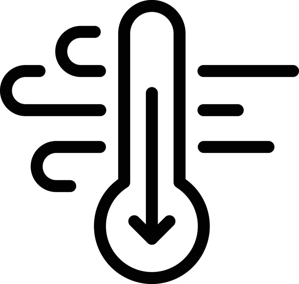 ilustración de vector frío en un fondo. símbolos de calidad premium. iconos vectoriales para concepto y diseño gráfico.