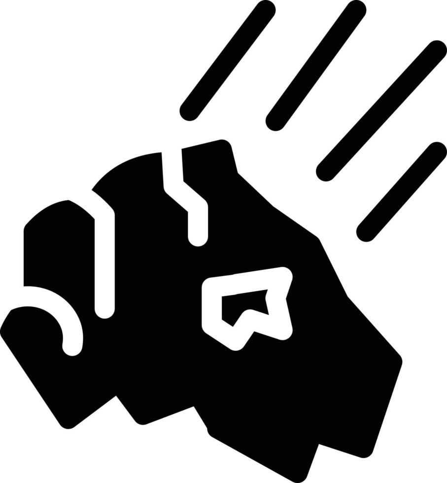 rockfall vector illustration on a background.Premium quality symbols.vector icons for concept and graphic design.