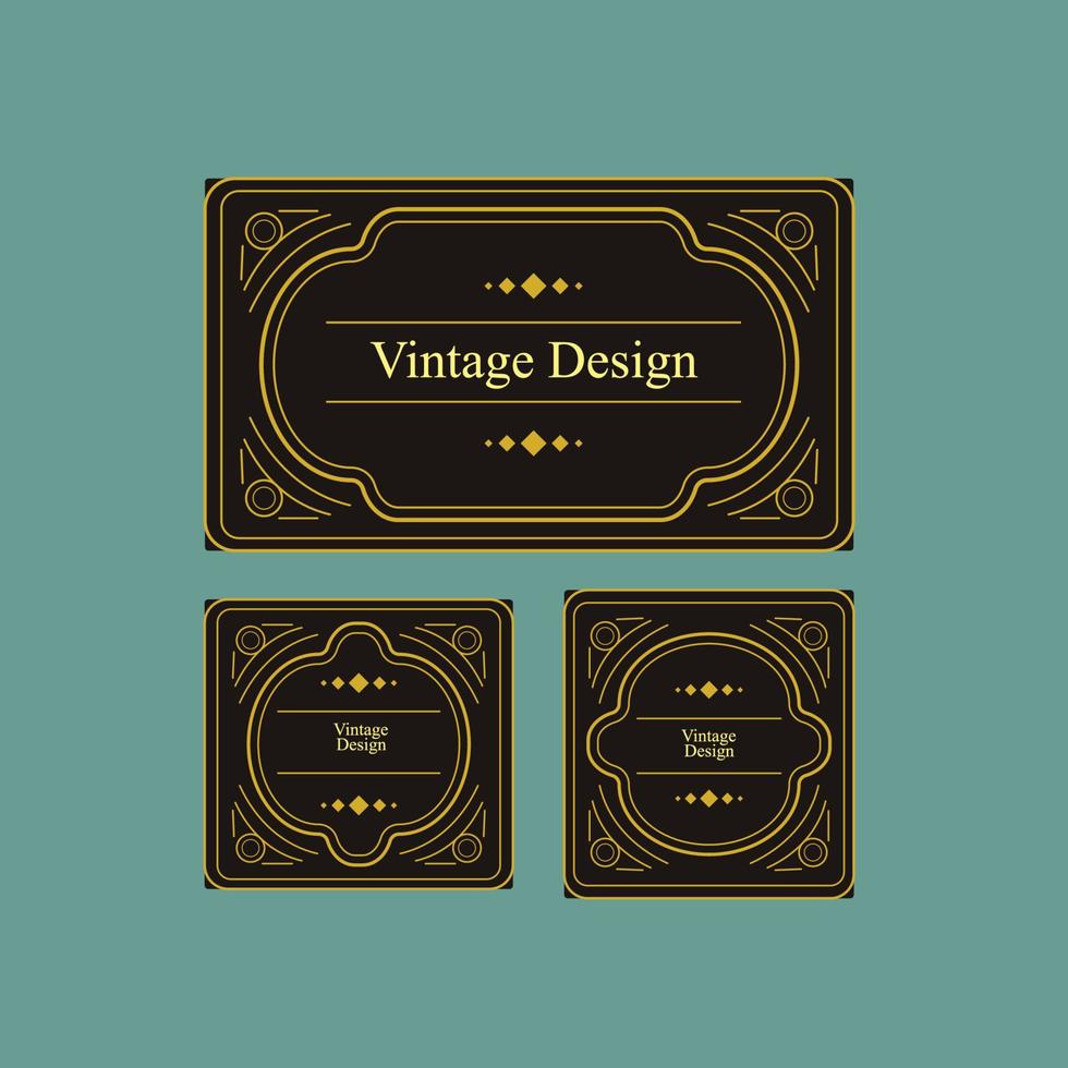 vintage design for label product vector