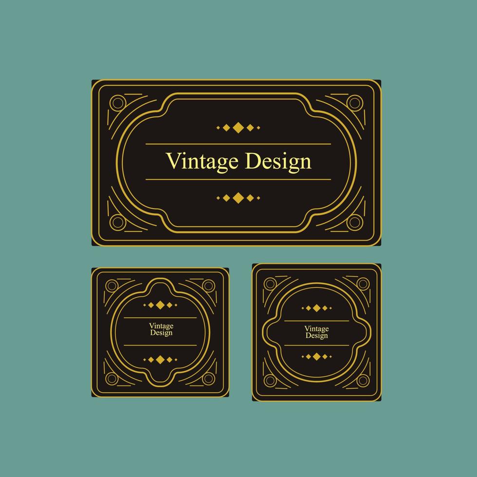 diseño vintage para producto de etiqueta vector