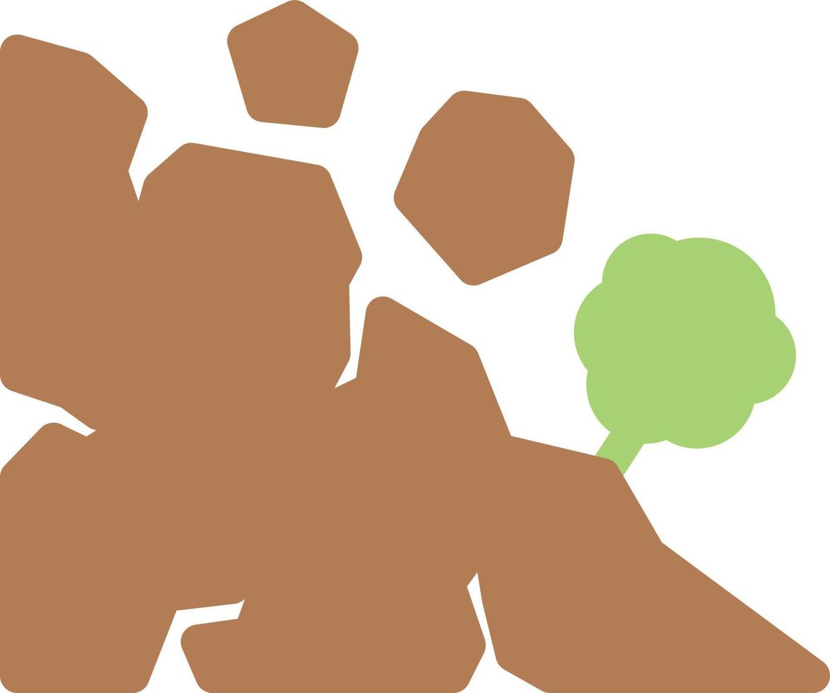 rockfall vector illustration on a background.Premium quality symbols.vector icons for concept and graphic design.