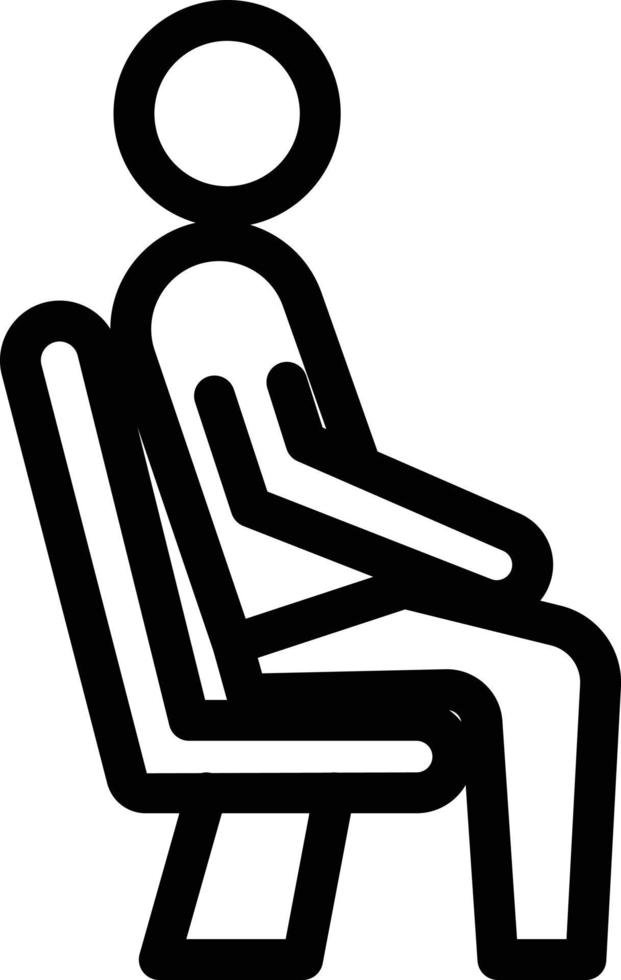 Ilustración de vector de asiento en un fondo. Símbolos de calidad premium. Iconos vectoriales para concepto y diseño gráfico.
