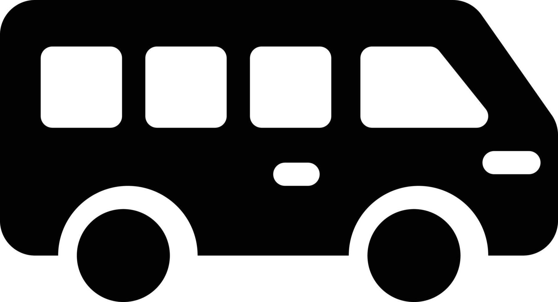 ilustración de vector de autobús en un fondo. símbolos de calidad premium. iconos vectoriales para concepto y diseño gráfico.