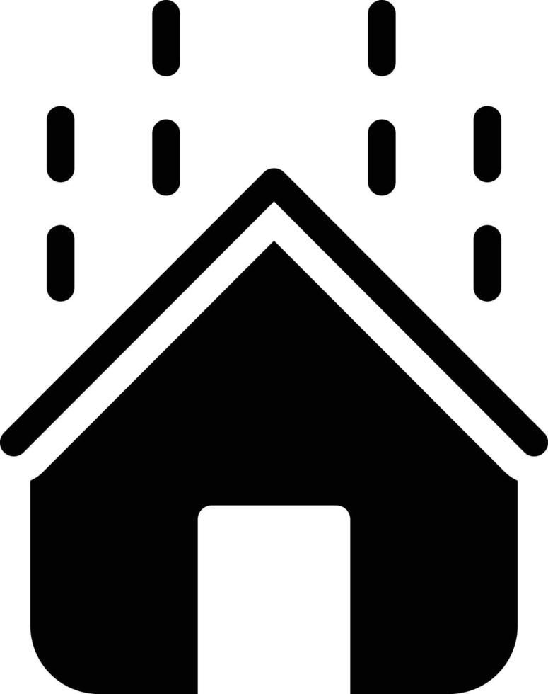 house raining vector illustration on a background.Premium quality symbols.vector icons for concept and graphic design.