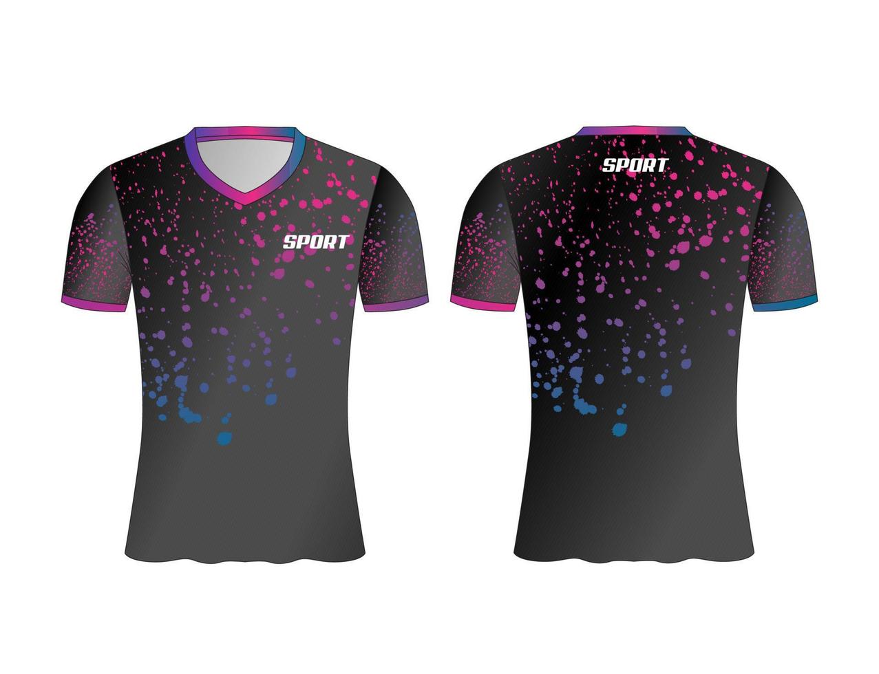 jersey es un diseño de camiseta deportiva mala para el equipo de fútbol, baloncesto y voleibol vector