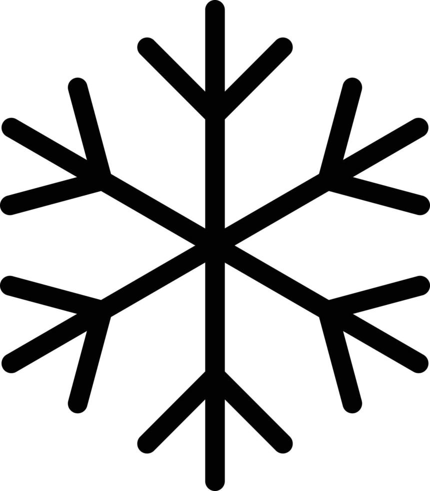 ilustración de vector de copo de nieve en un fondo. símbolos de calidad premium. iconos vectoriales para concepto y diseño gráfico.