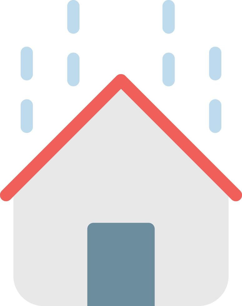 house raining vector illustration on a background.Premium quality symbols.vector icons for concept and graphic design.