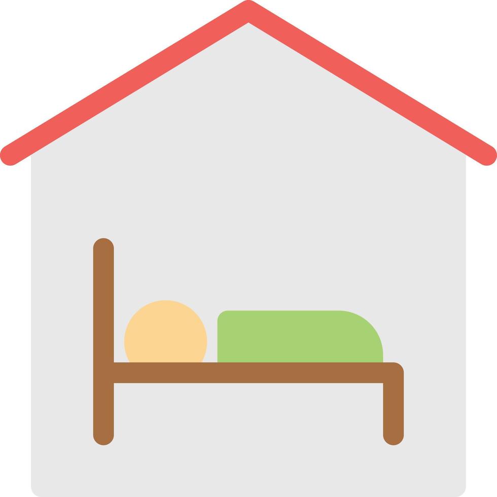 ilustración de vector de hotel en un fondo. símbolos de calidad premium. iconos vectoriales para concepto y diseño gráfico.