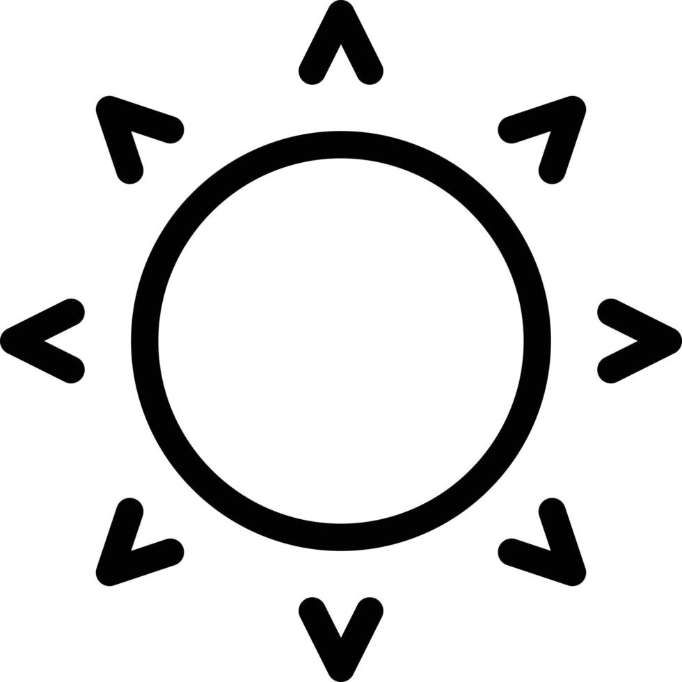 ilustración de vector de sol en un fondo. símbolos de calidad premium. iconos vectoriales para concepto y diseño gráfico.