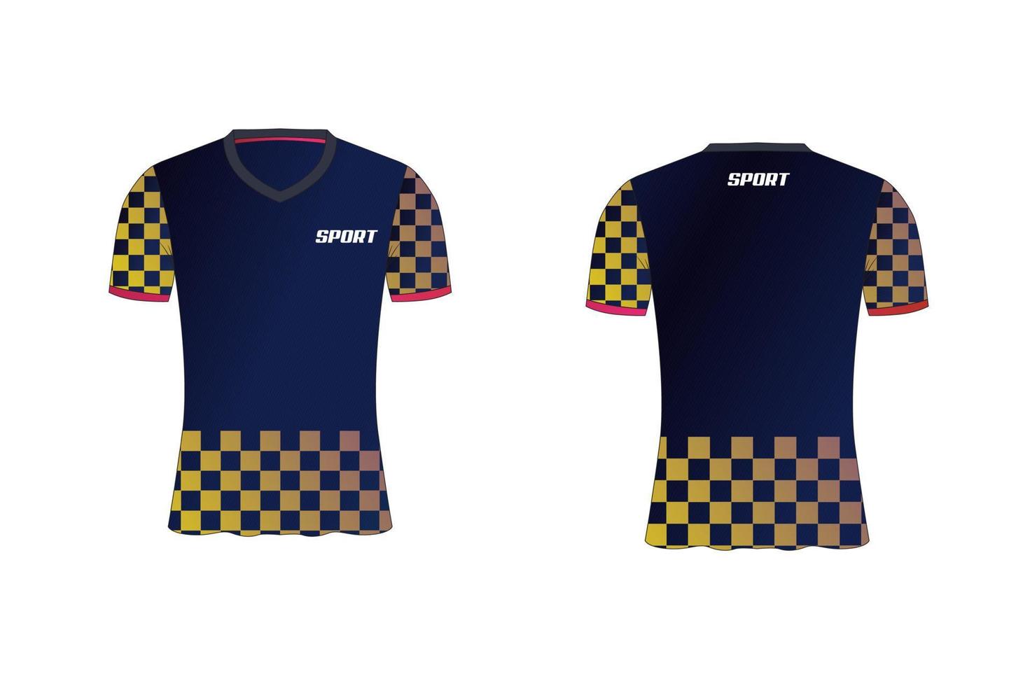 jersey es un diseño de camiseta deportiva mala para el equipo de fútbol, baloncesto y voleibol vector