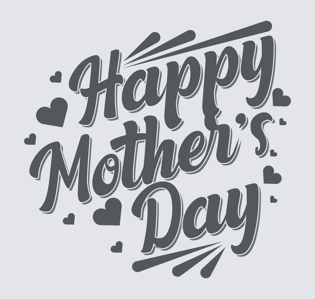 Happy mothers day Tshirt Design vector