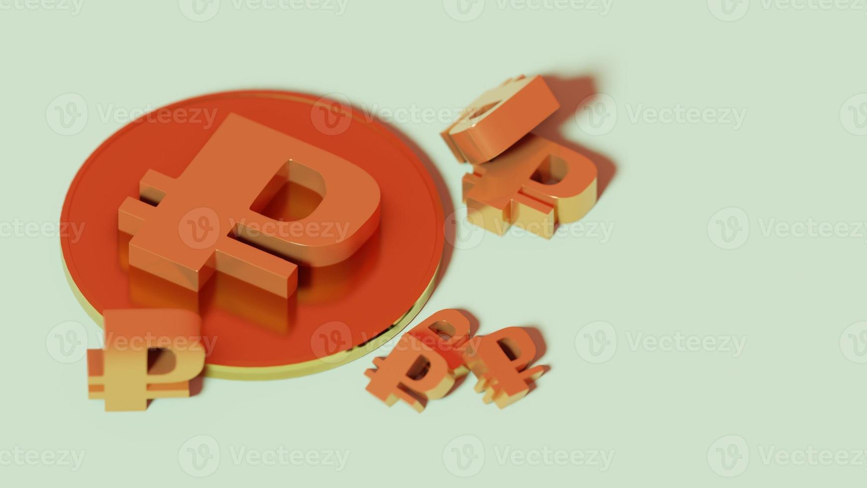 ruble money 3d icon photo