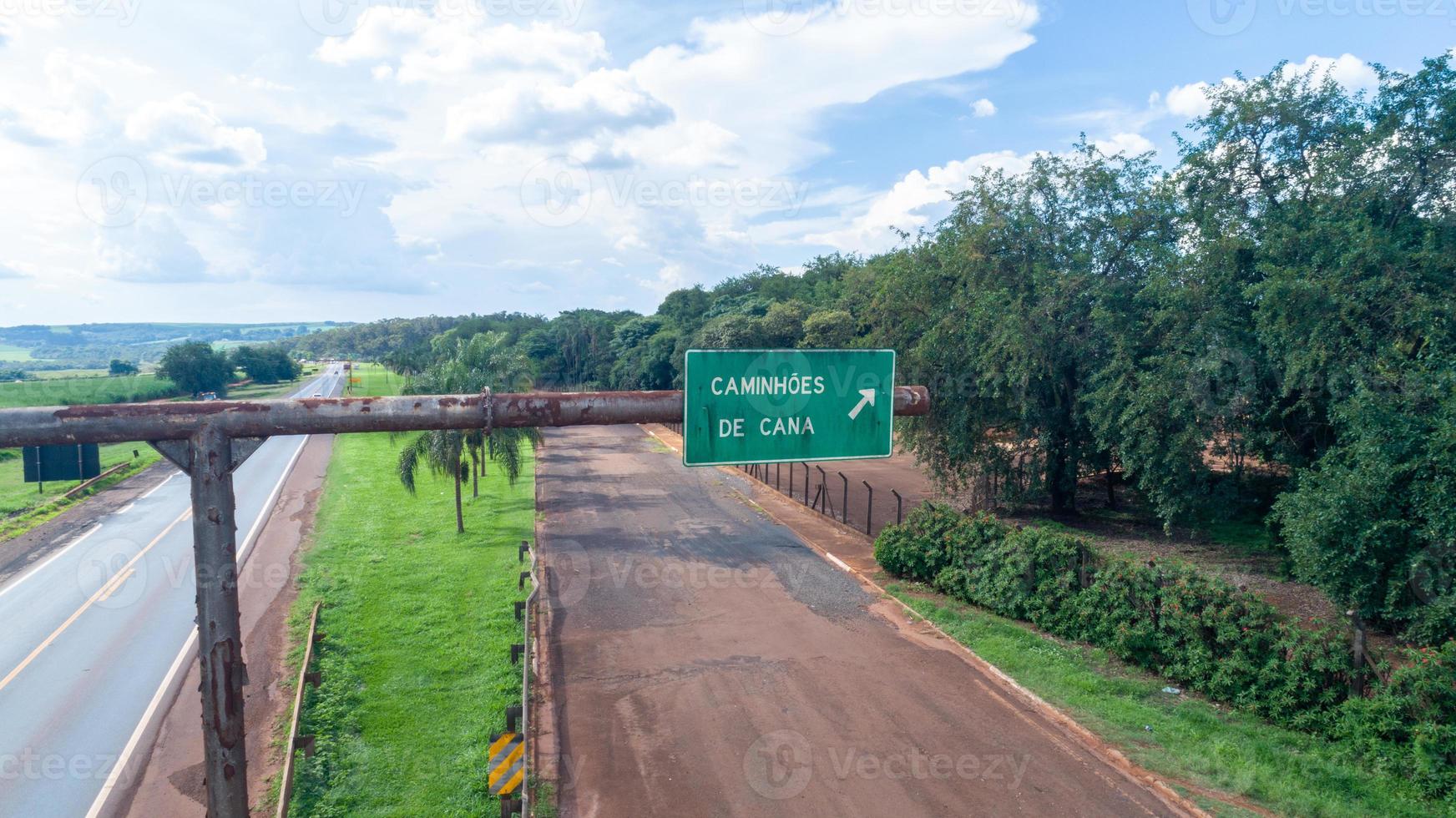 cartel de los caminos de cana foto