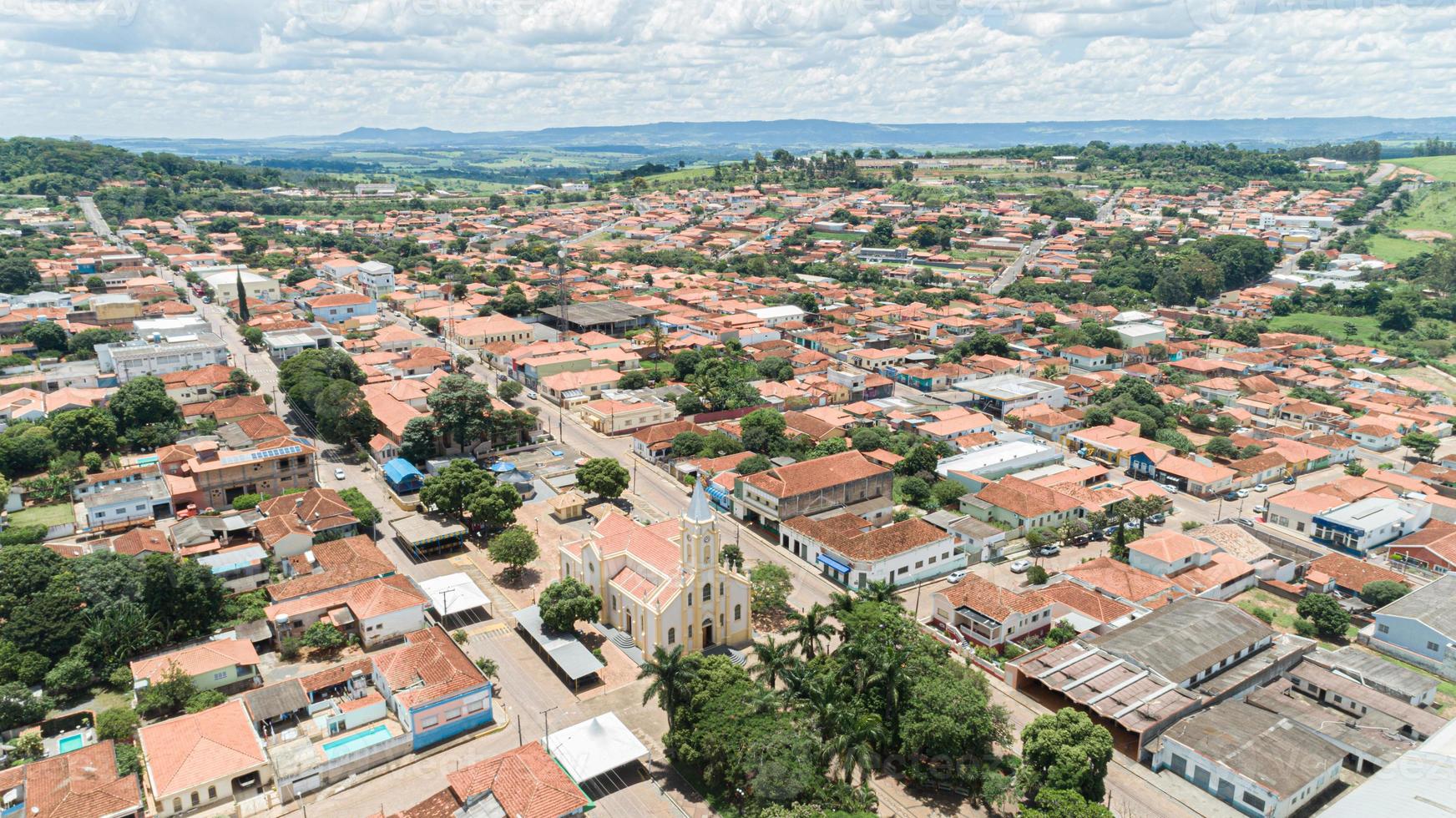 Aerial view of the Arceburgo city photo