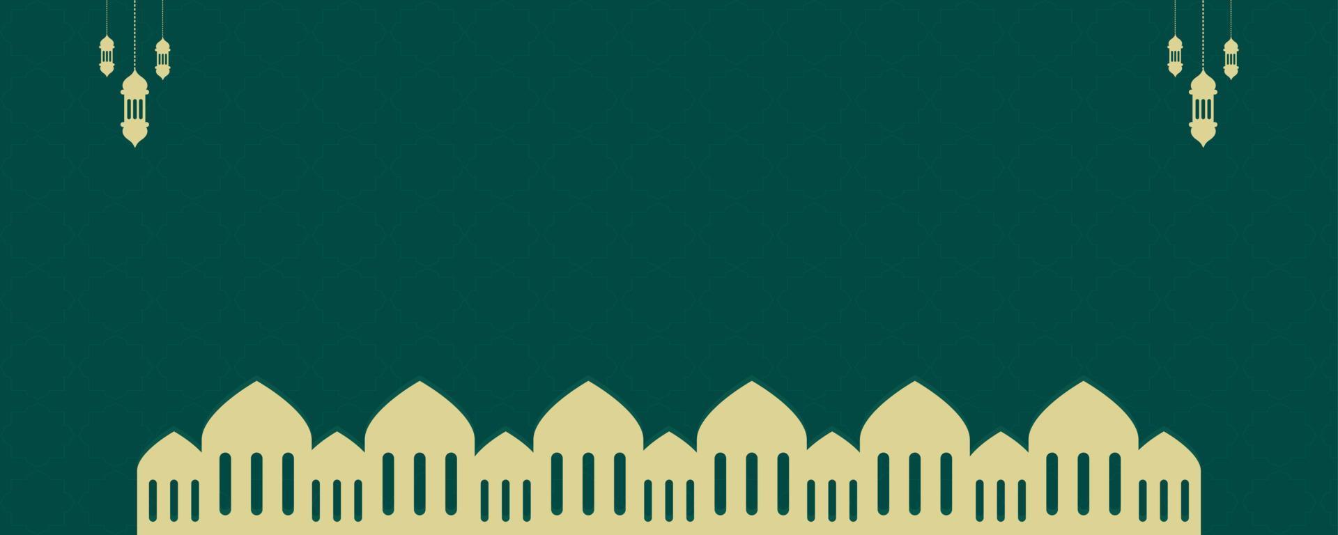 Muslim festival eid mubarak background vector