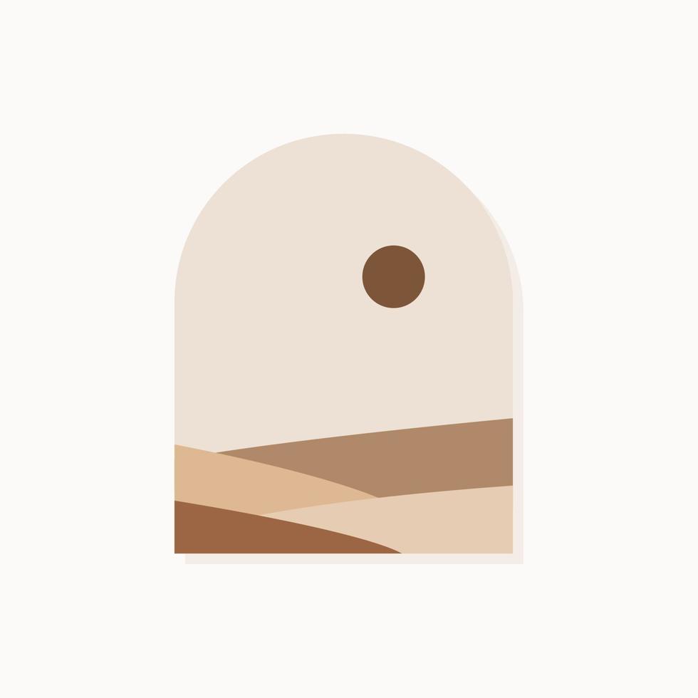 Terrain Abstract Landscape vector