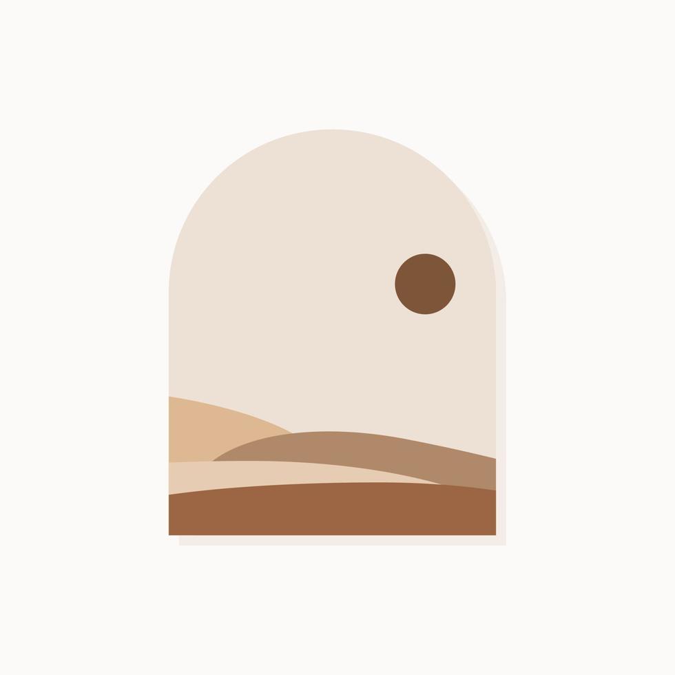 Terrain Abstract Landscape vector