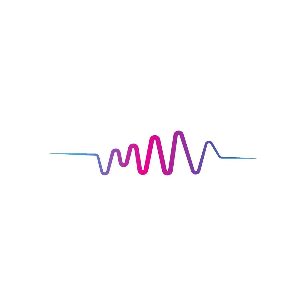 Wave Line Music, Audio Spectrum, Sound Equalizer Vector