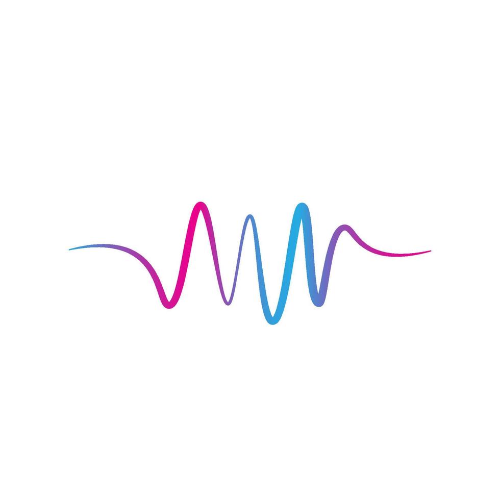 Wave Line Music, Audio Spectrum, Sound Equalizer Vector