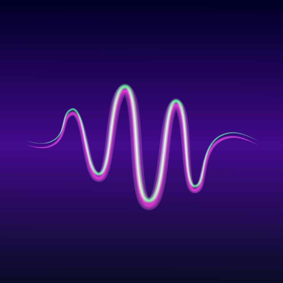 Light Audio Spectrum, Wave Line Music, Sound Equalizer Vector