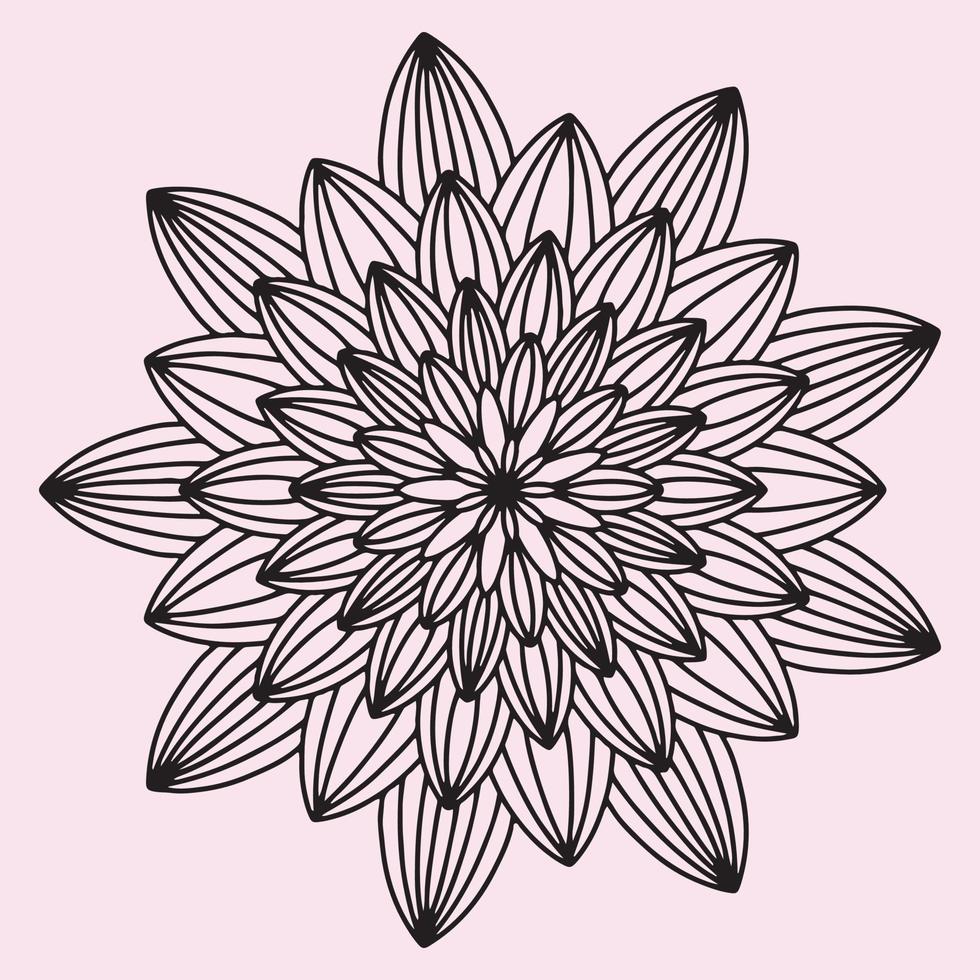 Luxury ornamental mandala design background, Mandala ornament or flower background design. vector